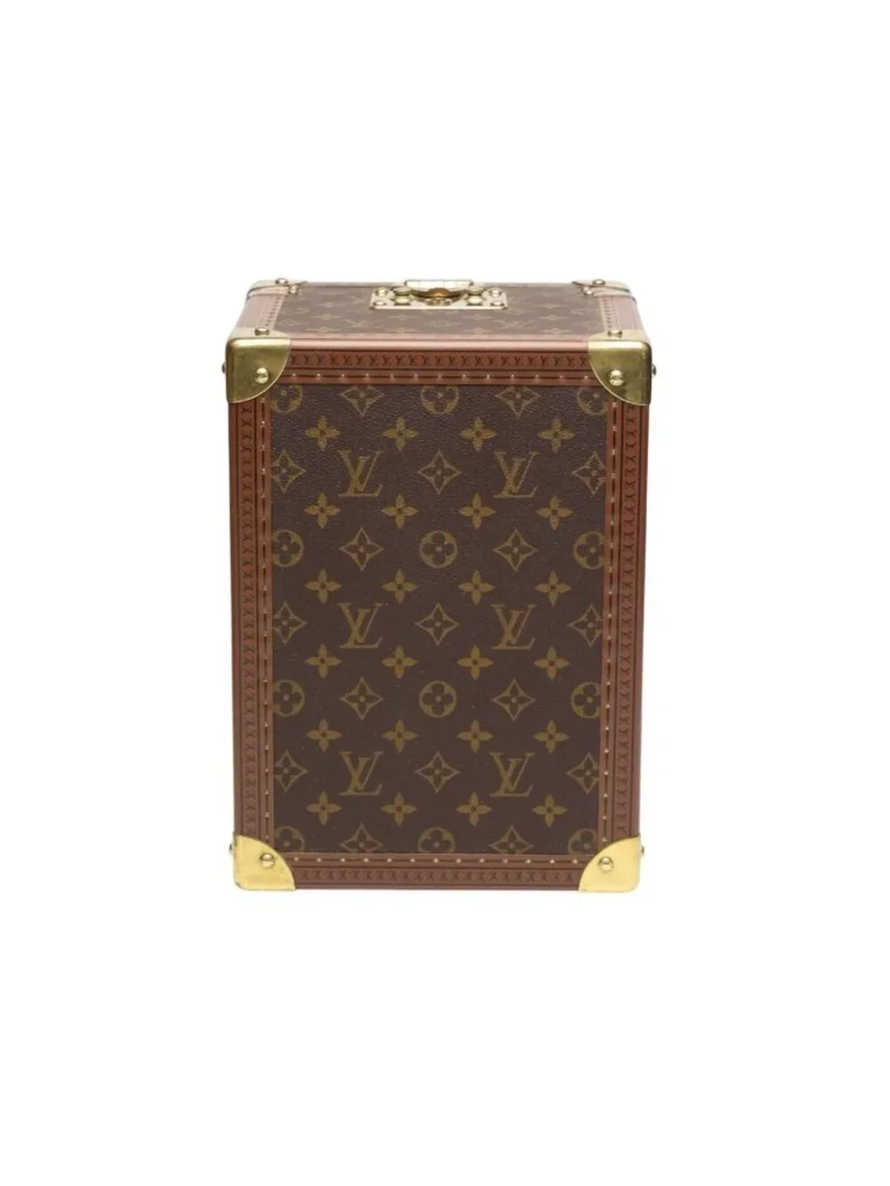 Louis Vuitton Monogram Makeup Case Boite Flacon Bag Brown